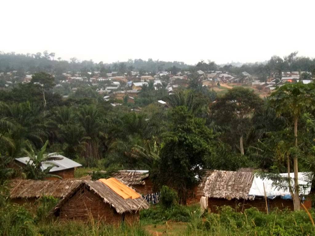 Un des villages du territoire de mambasa en Ituri, photo, 2024.
