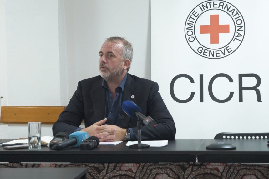 François Moreillon, chef de délégation du CICR en RDC, octobre 2025 à Kinshasa.