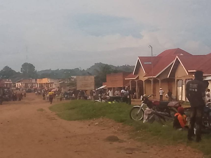 Vue du centre de négoce de Nyarambe en chefferie des Anghal. Photo d'illustration : visibilitemediapro.cd