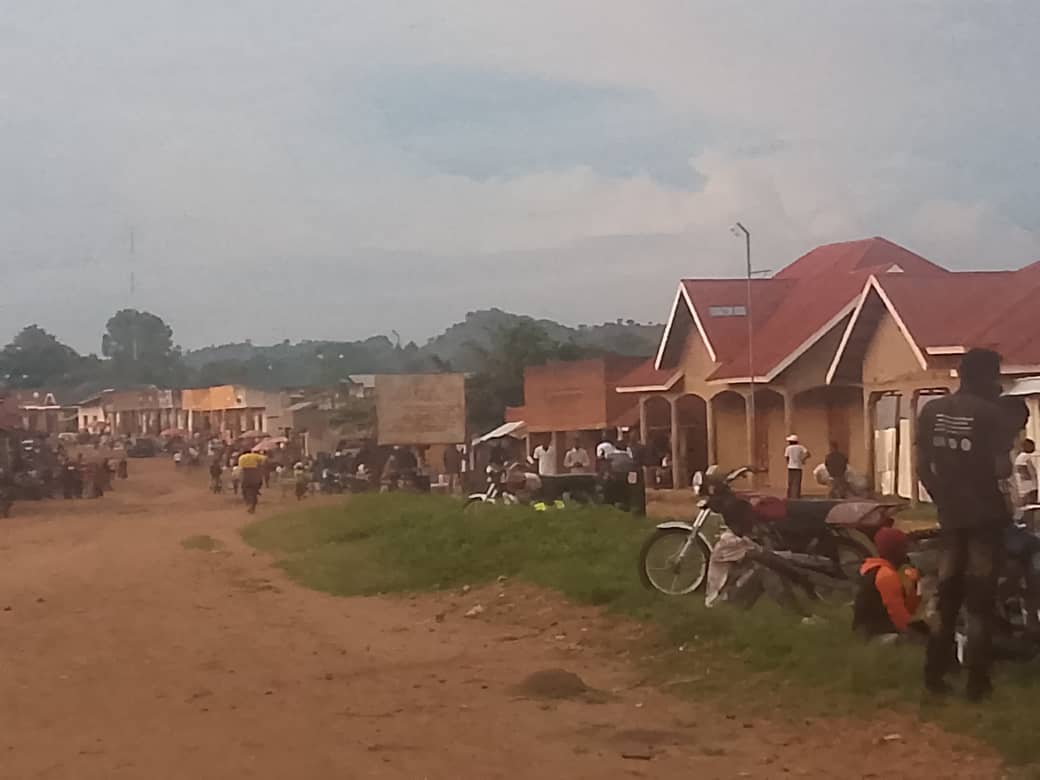 Vue du centre de négoce de Nyarambe en chefferie des Anghal. Photo d'illustration : visibilitemediapro.cd