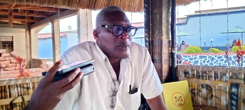 Le commandant territorial de la PNC Mahagi, lors d'une rencontre organisée par le CJLPD à Mahagi, Photo Jean Maurice Udaga, novembre 2025
