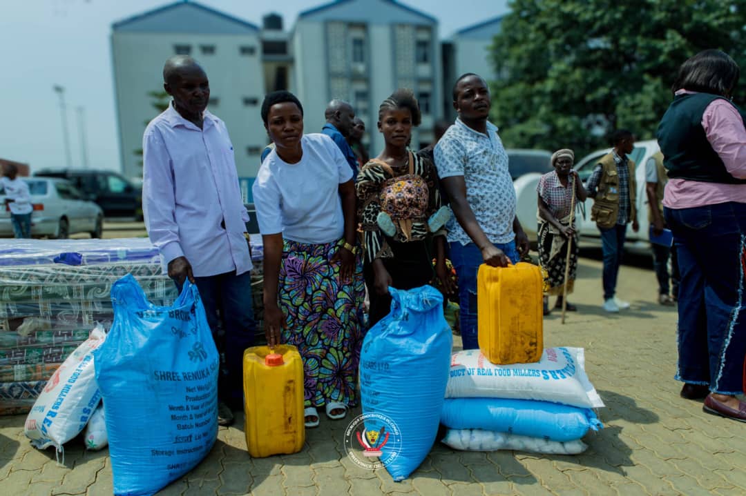 Les bénéficiaires de l'assistance humanitaire du gouvernement central, Photo Celcom Gouvernorat Ituri, Décembre 2025