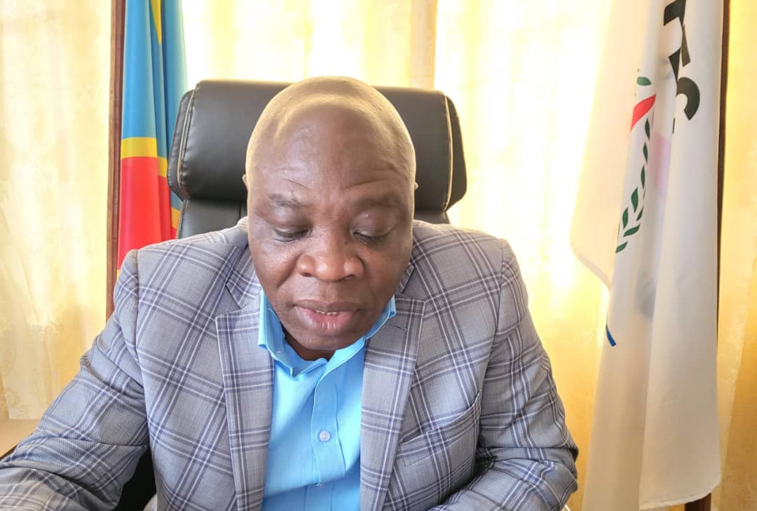 Le président provincial de la Fec Ituri, M. Christophe Lonema Batsi Mukwa. Ph. 2025.