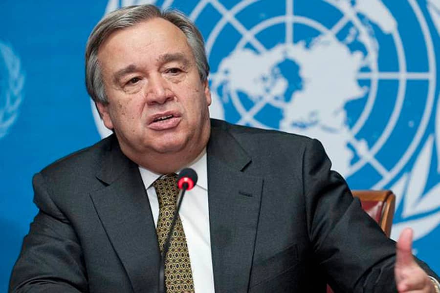 Le Secrétaire général des Nations unies, António Guterres. Ph 2024.