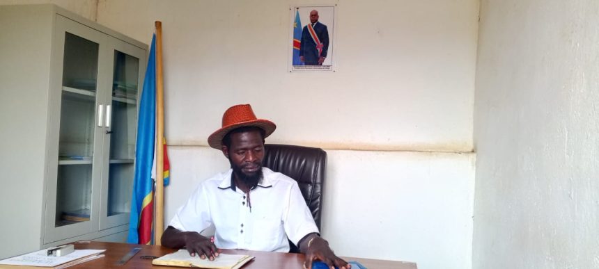 Le chef de Gupec rn Territoire de Mahagi, Pascal Umirambe Adubang'o, photo d'illustration : Jean Maurice Udaga, Janvier 2026