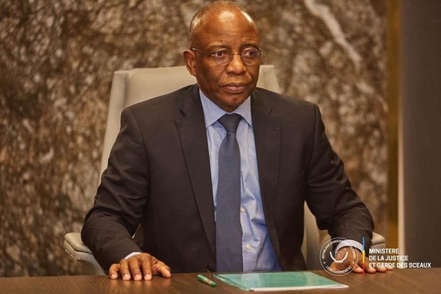 Le Ministre de la Justice de la RDC, Guillaume Ngefa Atondoko Andali. Ph. 2025.