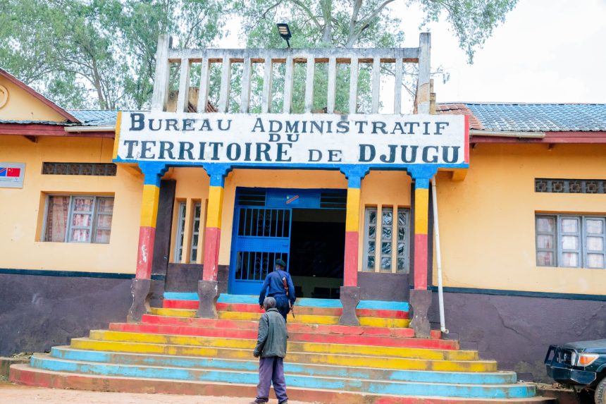 Le bâtiment administratif du territoire de Djugu. Photo : Visibilité Média Pro, septembre 2025.