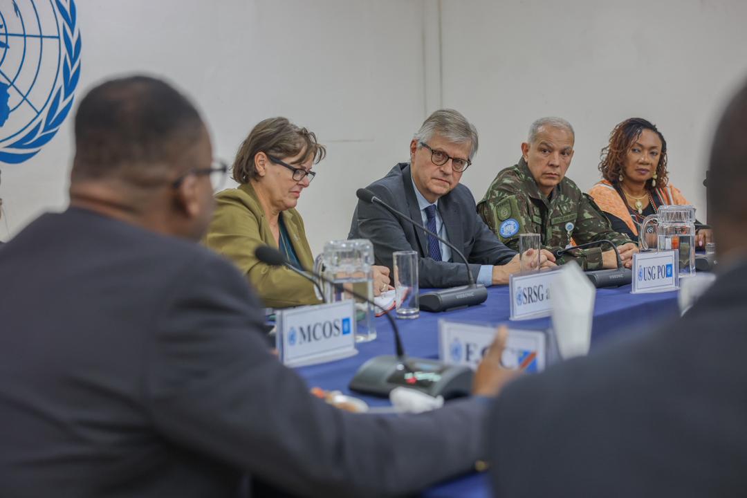 Jean-Pierre Lacroix, Secrétaire général adjoint de l’ONU, en concertation avec les acteurs religieux de la RDC. Photo MONUSCO, 9 février 2026.