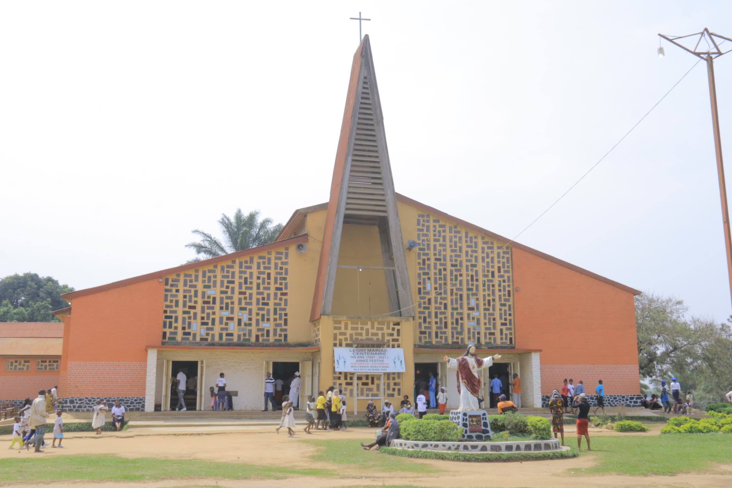 Église catholique de Nyakasanza à Bunia. Photo : Visibilité Média Pro