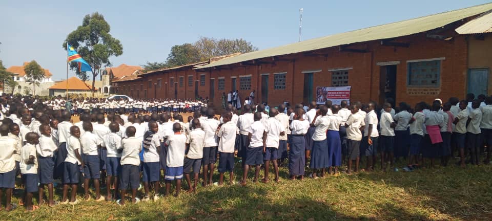 Les élèves d'une école de la commune de Mahagi, Photo d'illustration : Jean Maurice Udaga, Novembre 2025