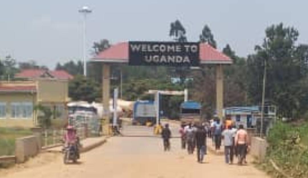 La barrière douanière de ANZIDA, séparant la RDC et l'Ouganda (GOLI), Photo de Jean Maurice Udaga, Avril 2026