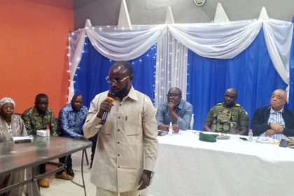 Benjamin Pirwoth Kadilo, député provincial élu de Mahagi (Ituri), lors de la consultation populaire, Photo de Jean Maurice Udaga, Juillet 2026